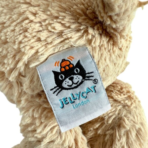 Jellycat London Bashful Tan And Cream Brown Dog Plush 12" - Picture 5 of 6